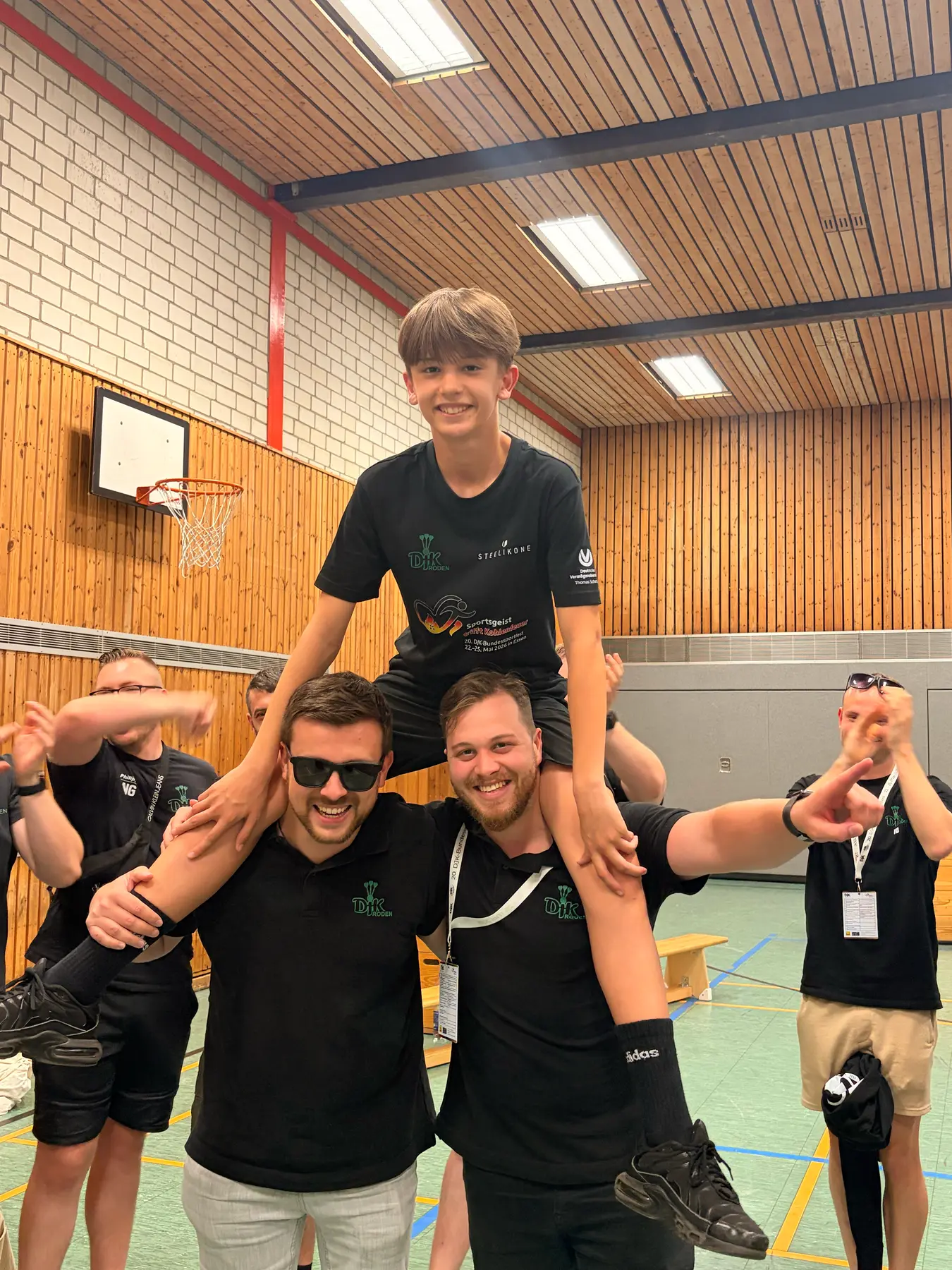 Gemeinsamer Jubel beim Bundessportfest