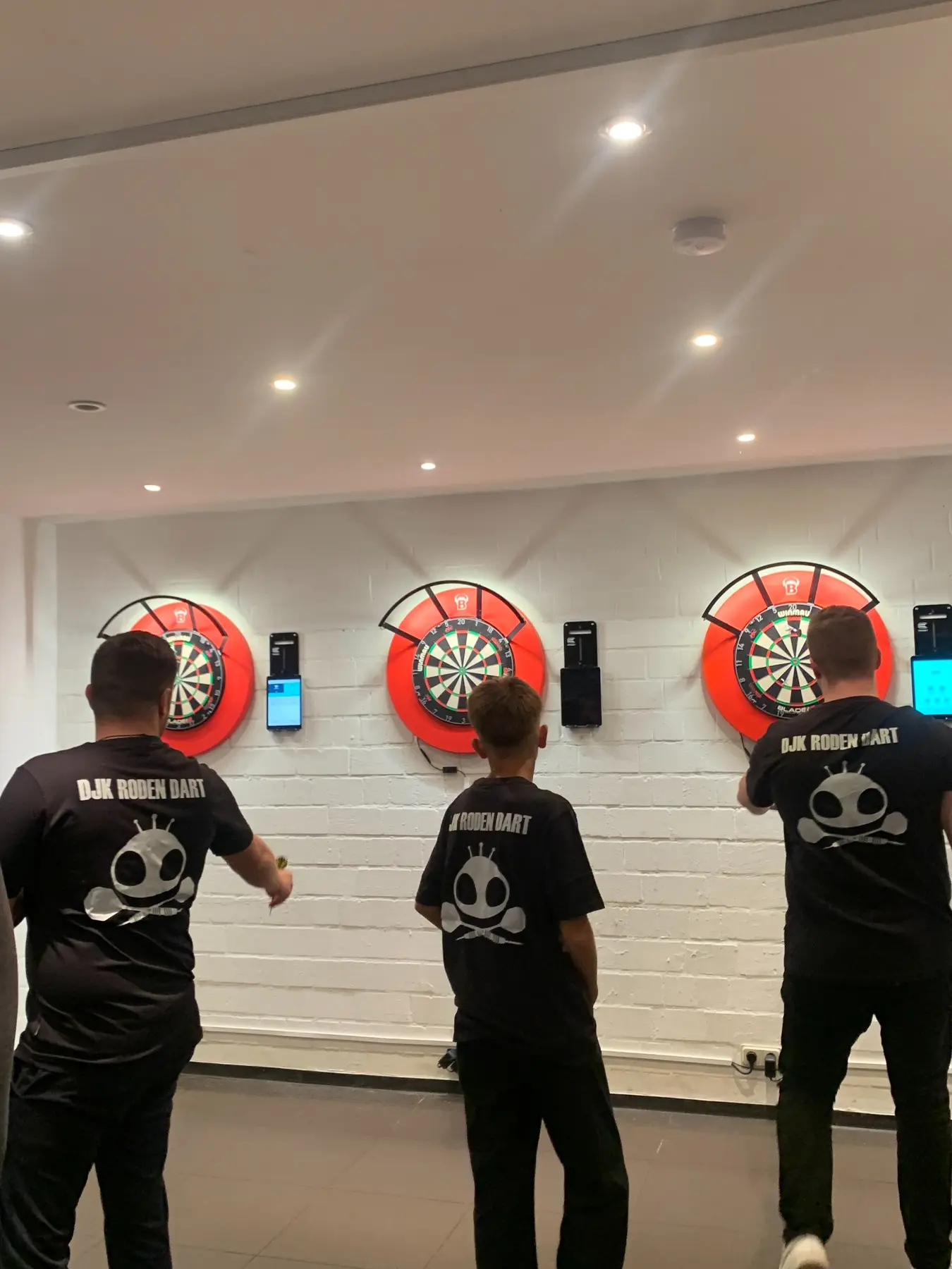 Gemeinsames Training im Vereinsheim